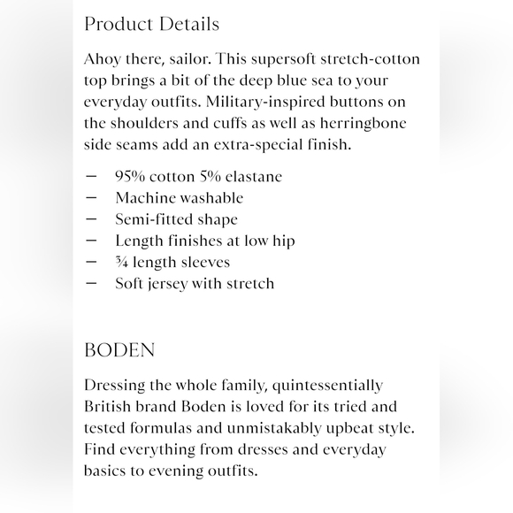 Boden Maritime Top - Picture 14 of 14